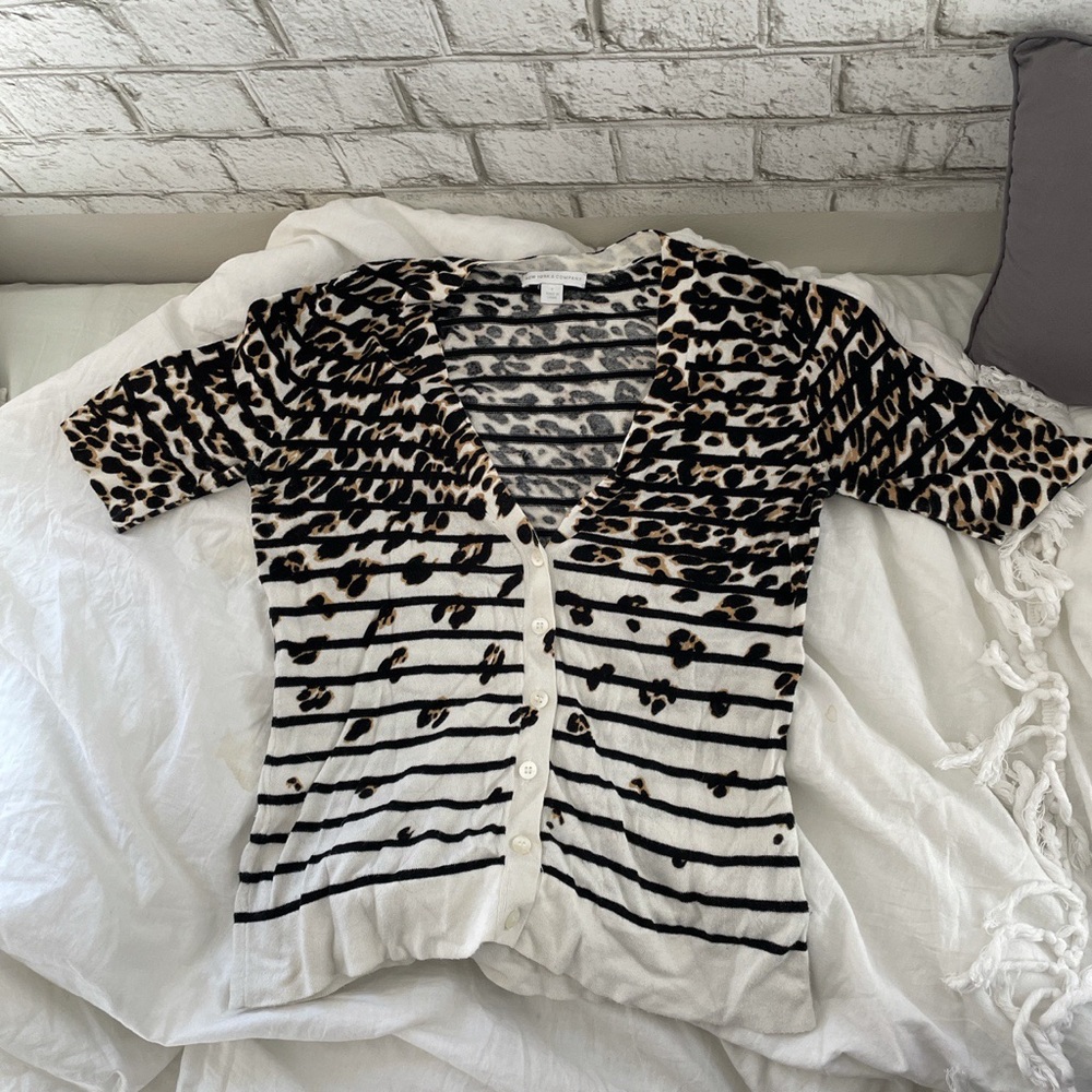 Leopard New York & Co cardigan
